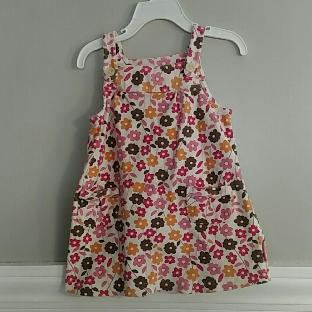 Floral girls sun dress
